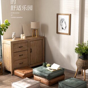 卧室屁垫坐墩上沙发蒲团坐垫榻榻米垫子垫子懒人阳台皮地坐墩日式