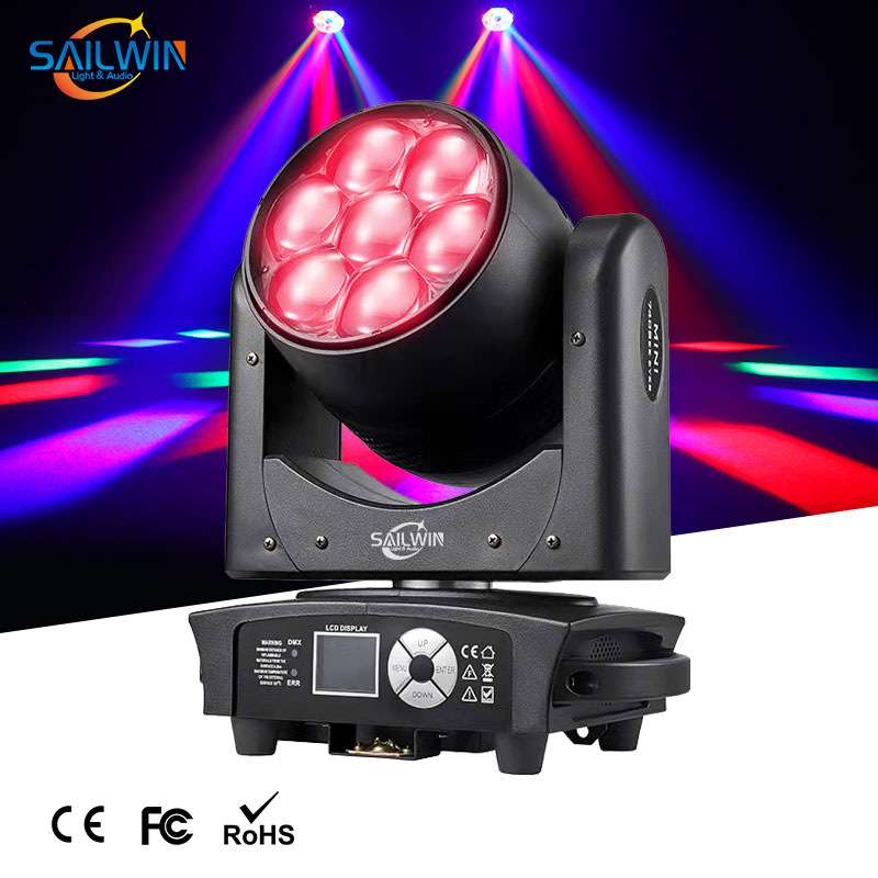Sailwin Mini 7x40W RGBW 4in1 Bee Eye Led Moving Head Light