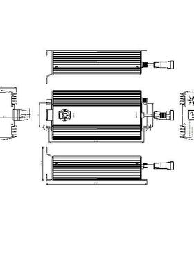 电子镇流器TPS-1000W 输入电压：100Vac～264Vac