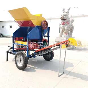 出口花生摘果机花生打果机花生去秧子机器电机柴油机可以带动