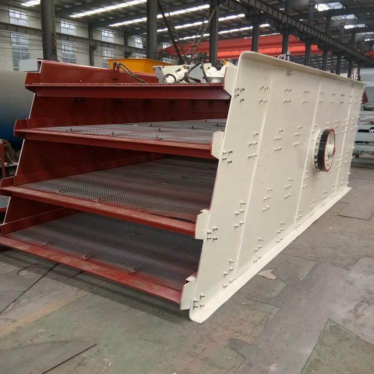 砂子石子两层振动筛 激振器直线振动筛 石料筛分筛选振动筛