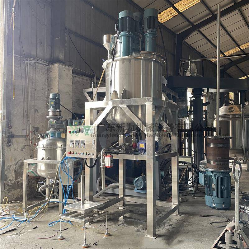 广东现货双层加热反应釜化工助剂颜料搅拌机不锈钢搅拌罐