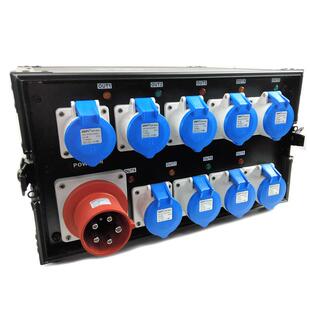 舞台配电柜9路舞台设备便携式电力配电箱 9路32A输出婚庆配电设备