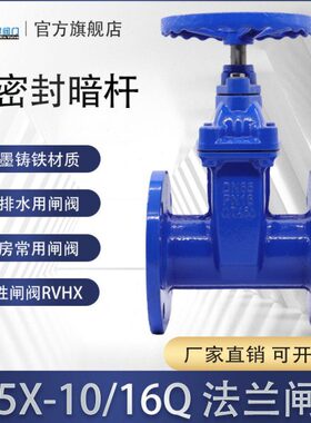 暗Q Q水 45RV弹性座封闸阀闸阀8DN50H密封杆用16/ZX 10软0-X闸阀
