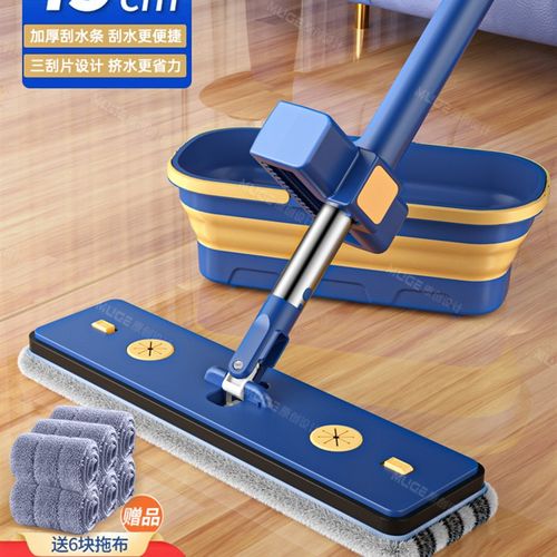 免手洗2025新款平板拖把家用y一拖净干湿两用懒人地拖拖布拖地神