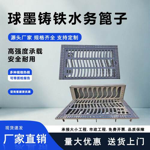 球墨铸铁五防雨水篦防沉降水务篦子铸铁立篦子侧边立式收水口篦子