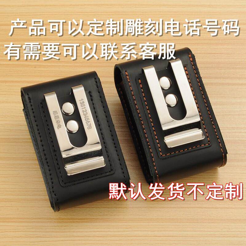 真皮眼镜盒防压折叠老花眼镜收纳包穿皮带夹扣要挂袋可携式眼睛包