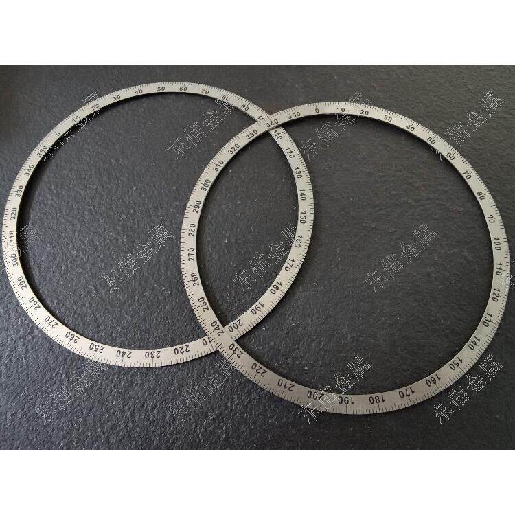 【对接工厂】360度圆形刻度环 手轮表盘 电位器旋钮刻度片 刻度套