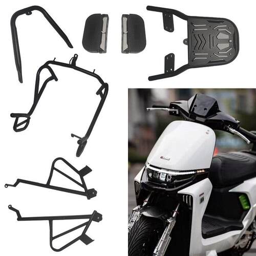 适用于元泰小九哈铃M95C电动车护杠大护杠后货架外送大护杠