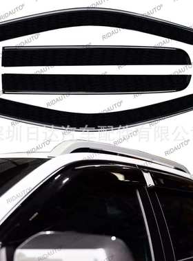 新款适用福特RANGER2023+熏黑色半透明雨眉半透光工程塑料晴雨挡