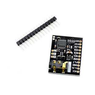 PCM5102A模块PCM5102A DAC声卡板pHAT 3.5mm立体声插字音频模块