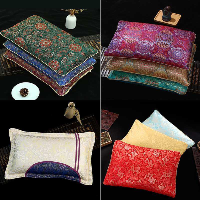 ?天然琥珀荞麦枕颈椎枕老人礼品护颈枕头蜜蜡原石枕芯养生枕