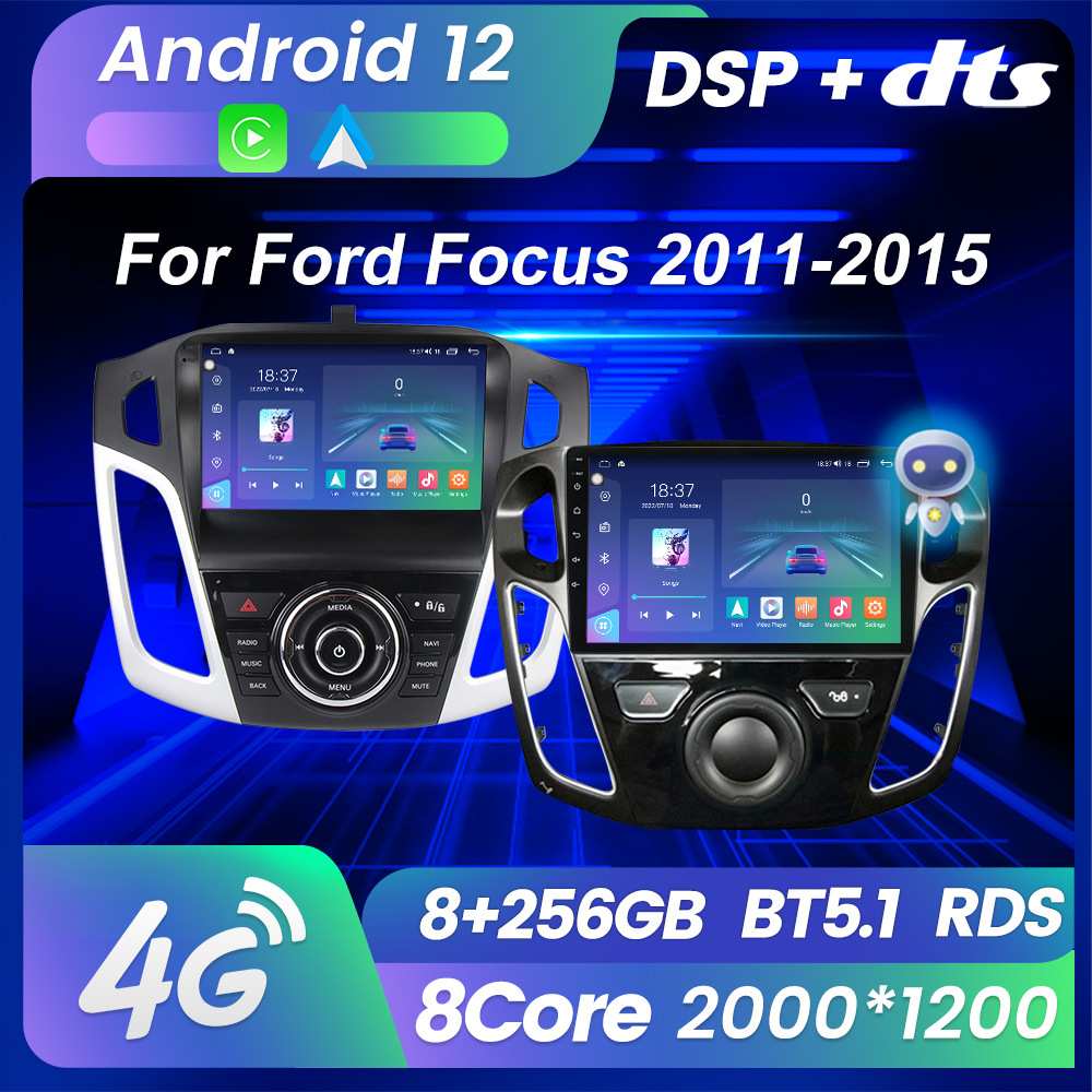 适用于福特福克斯 11-15款改装安卓大屏中控车机导航M6Pro 8+256G