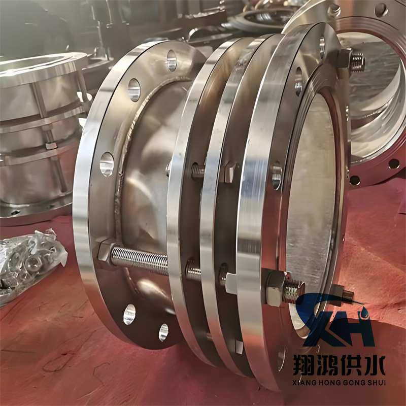 限位伸缩器不锈钢304/316L双法兰限位伸缩接头B2F管道伸缩节DN800