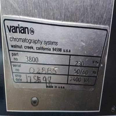 Agilent MOTOR COLUMN OVEN, 3800 230V , PN 392530702