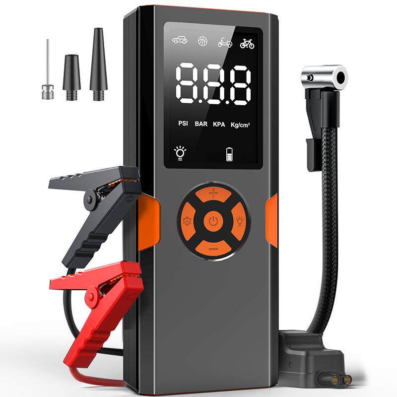 厂家供应新款便捷式多功能汽车应急启动电源充气泵一体机便携