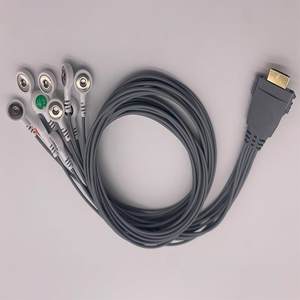 兼容西安蓝港Landcom H3S3/12动态心电导联线扣式