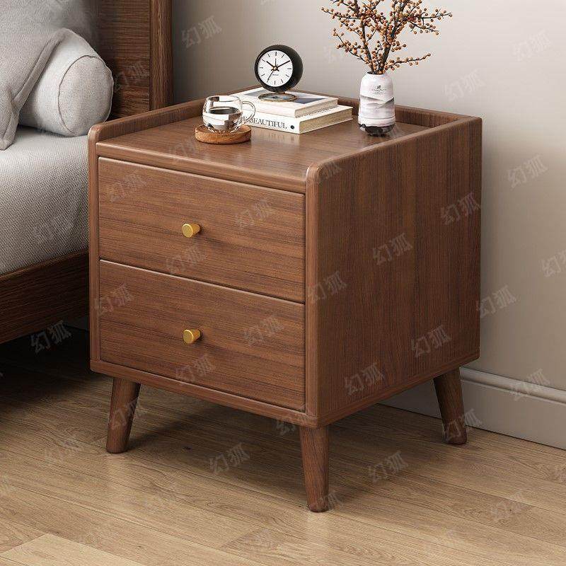 家用迷你储物柜房间单人床边多功能中式简易收纳柜床头柜小型卧室