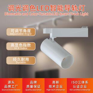 智能磁吸轨道灯明装免吊顶客厅led导轨射灯无主灯线条默认项平品