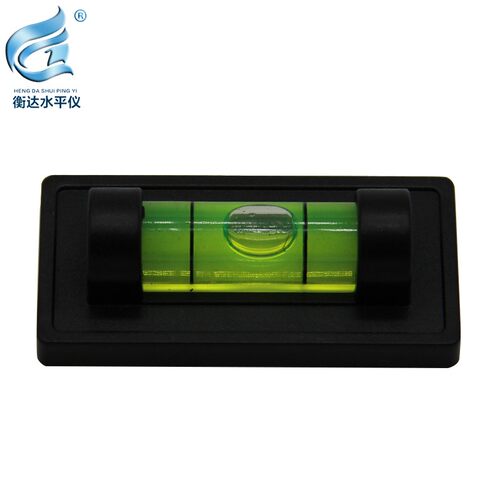 带安装孔水平气泡珠水准器电视支架水平仪迷你便携式方形水准仪
