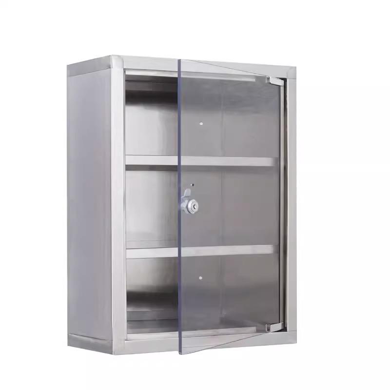 密码锁透明门意见箱挂墙不锈钢材质透明信箱钥匙密码锁防盗信报箱