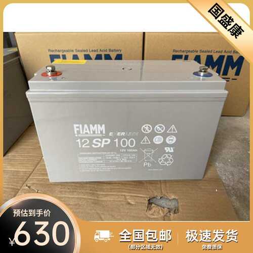 FIAMM非凡蓄电池12V100AH 12SP100直流屏铅酸蓄电池