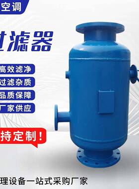 工业用水处理器碳钢卧式立式除污器厂家现货管道式除污器过滤器