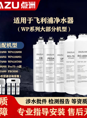 点洲净水器滤芯兼容飞利浦WP3975/WP3976/3977/3985/4160/PRO400
