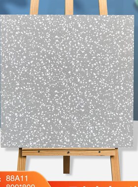 仿古水磨石瓷砖600x600客w厅餐厅地砖防滑800x800餐厅灰色地板砖