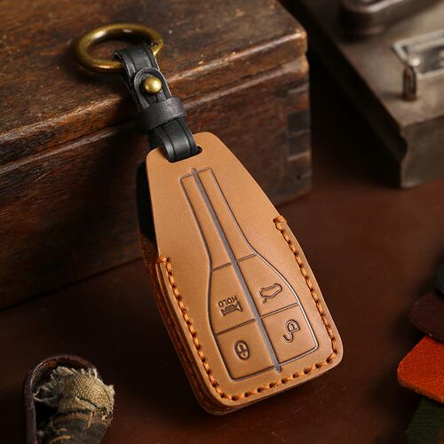 双缝线红旗车钥匙套H5/H6/HS5/H9/HS7/EQM5/HS3V专用真皮保护壳扣