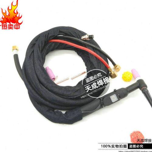 厂家直销QQ-150/300气冷氩弧焊机焊枪头WP-26/18水冷焊把线配件