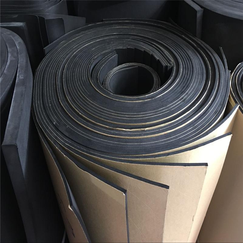 三元乙丙发泡带胶海绵板 自粘减震板 EPDM背胶隔音板厚4mm2平方