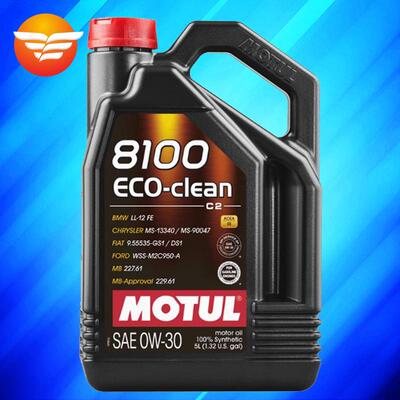 摩特 8100 ECO-CLEAN 0W-30 5L C2 SP级 国6B 进口酯类全合成机油