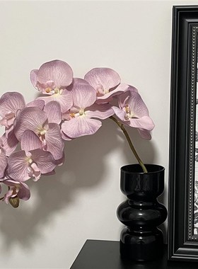 仿真蝴蝶兰摆件家居装饰玄关桌面摆件客厅轻奢高档房间改造小物件