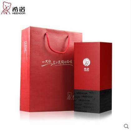 希诺玻璃杯双层加厚隔热水晶杯泡茶便携商务滤网杯子XN-6702