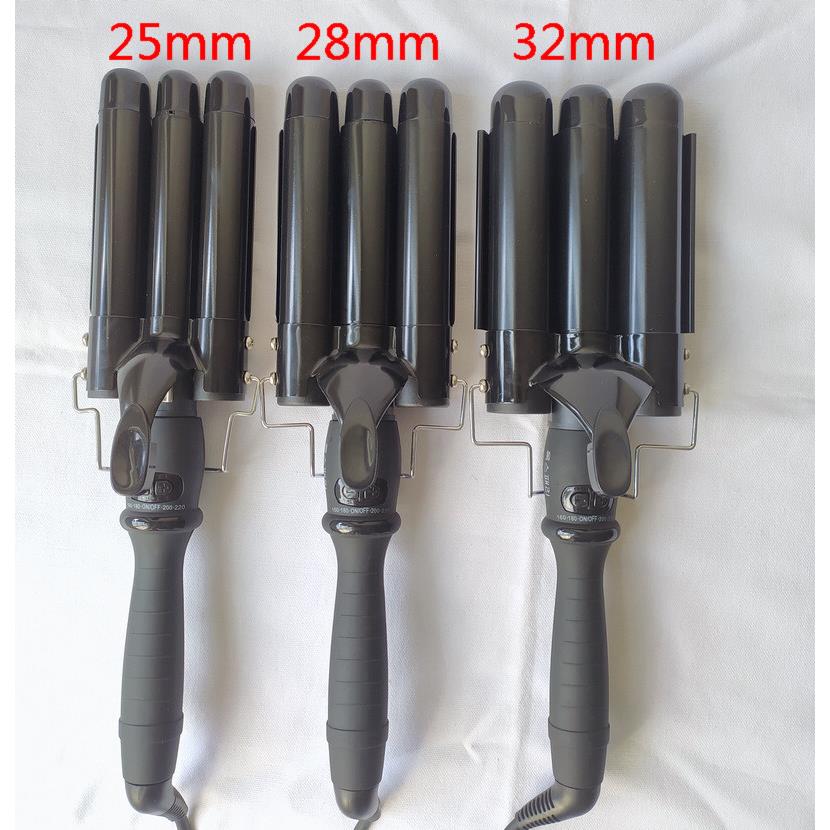 发廊蛋卷卷发棒蛋卷头三管电卷棒法式蓬松大卷懒人蛋蛋卷棒三棒32