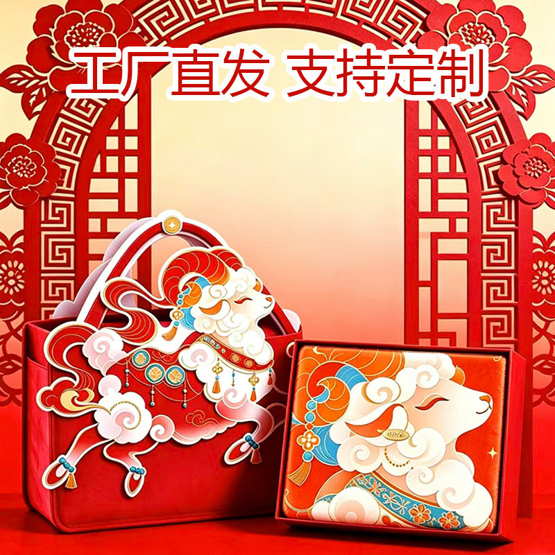 新年卡通法兰绒毛毯礼盒