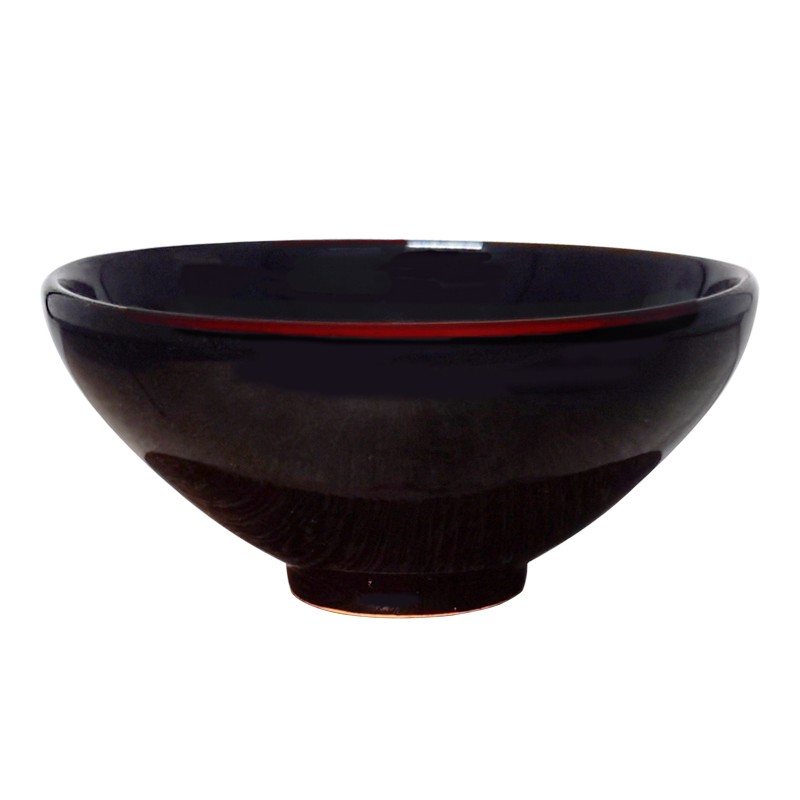 吉州窑木叶天目盏建盏陶瓷功夫茶杯主人杯茶杯男个人专用茶具单个