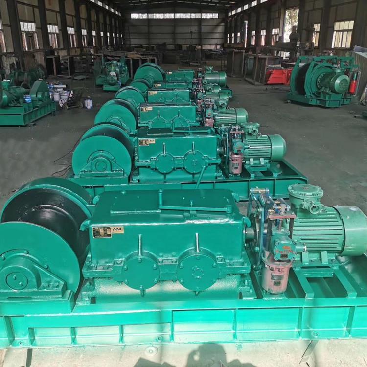 JH-8矿用回柱绞车防爆型井下放顶牵引设备 齿轮传动方式 操作简单