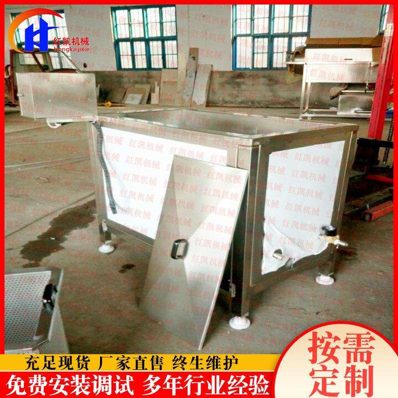 全自动春卷油炸机 电加热油水分离油炸机 油炸机厂家供应