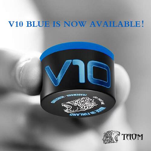 【V10蓝新品】原装进口芬兰Taom塔悟姆斯诺克中八职业巧克粉V10