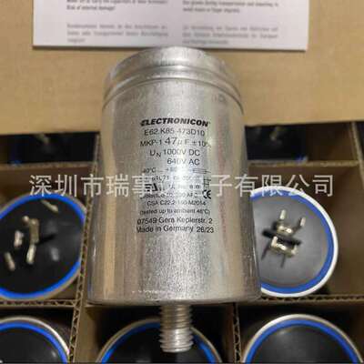 E62.K85-473D10 MKP-1 47UF 1000VDC 640VAC ELECTRONICON电容器