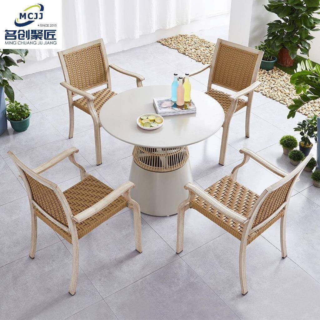 室外餐椅北欧休闲藤编餐桌椅组合咖啡厅藤椅花园露台阳台桌椅组合,商业/办公家具,其它,淘宝优惠券,粉丝福利购,淘宝优惠卷