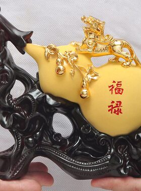 葫芦摆件办公室办公桌客厅玄关电视柜装饰品开业乔迁新居工艺礼品