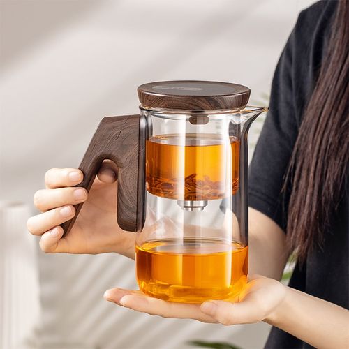 磁吸飘逸杯泡茶壶玻璃内胆茶水w分离自动定时懒人泡茶神器2024新