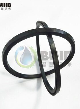 陶氏Y型盐水圈头8圈U型8寸40反渗透密封端型RO膜密封圈0形圈V唇
