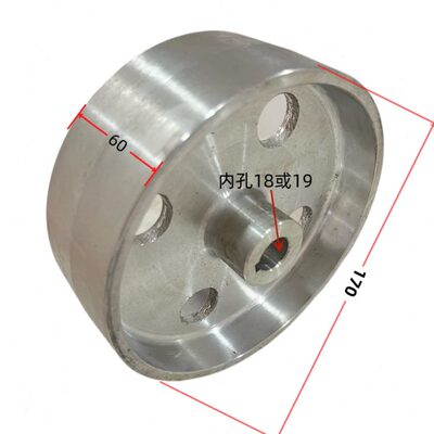 M1432B/1420H内外圆磨床配件磨床电机主轴皮带轮 18/19孔铝皮带轮