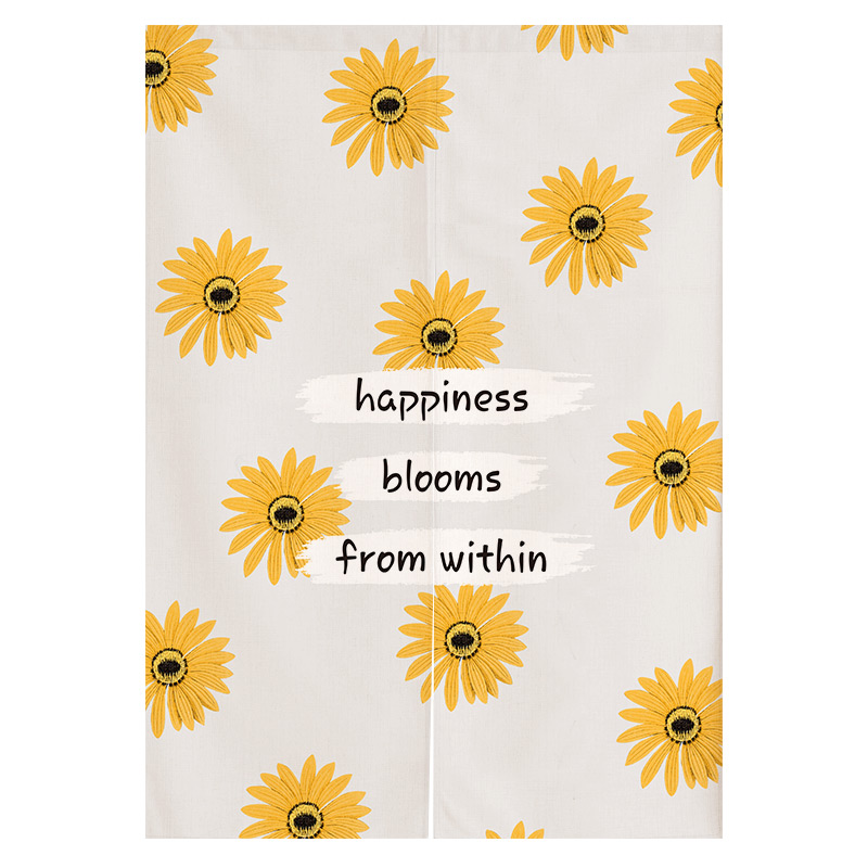 北欧卧室门帘免打孔厨房t挡风隔断帘子卫生间厕所遮挡半帘柜帘防