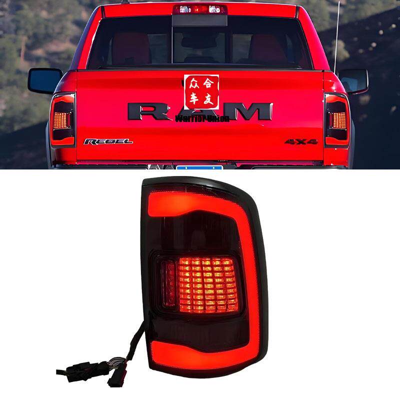 YUBO车灯适用2009-2018道奇DODGE公羊RAM改装后尾灯转向刹车灯LED