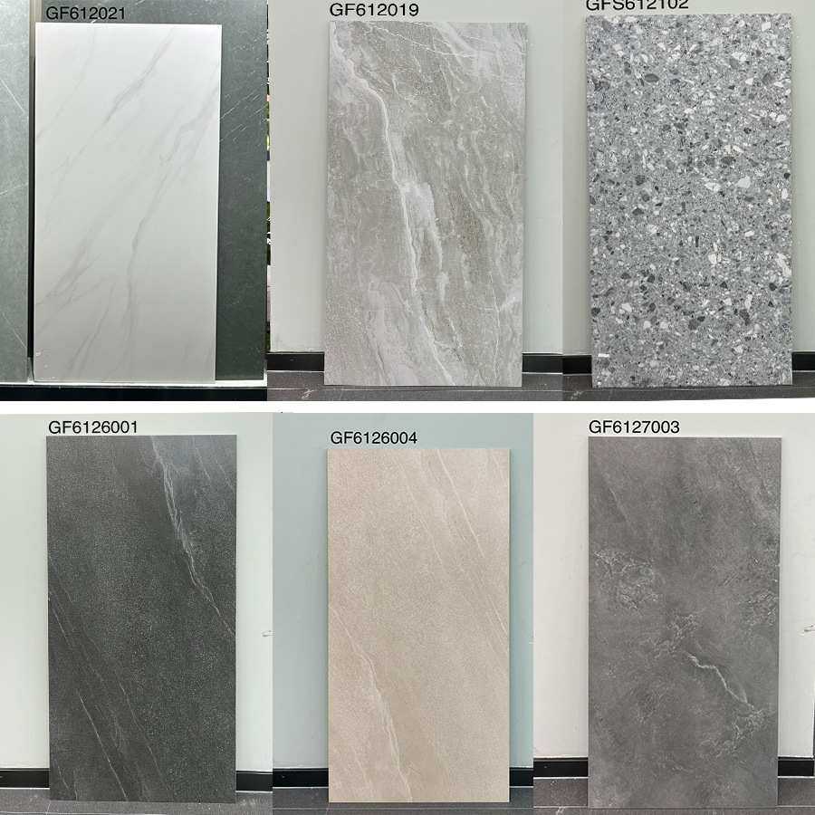 广东佛山仿古砖600X1200哑光大理石砂岩仿古客厅砖地砖背景墙